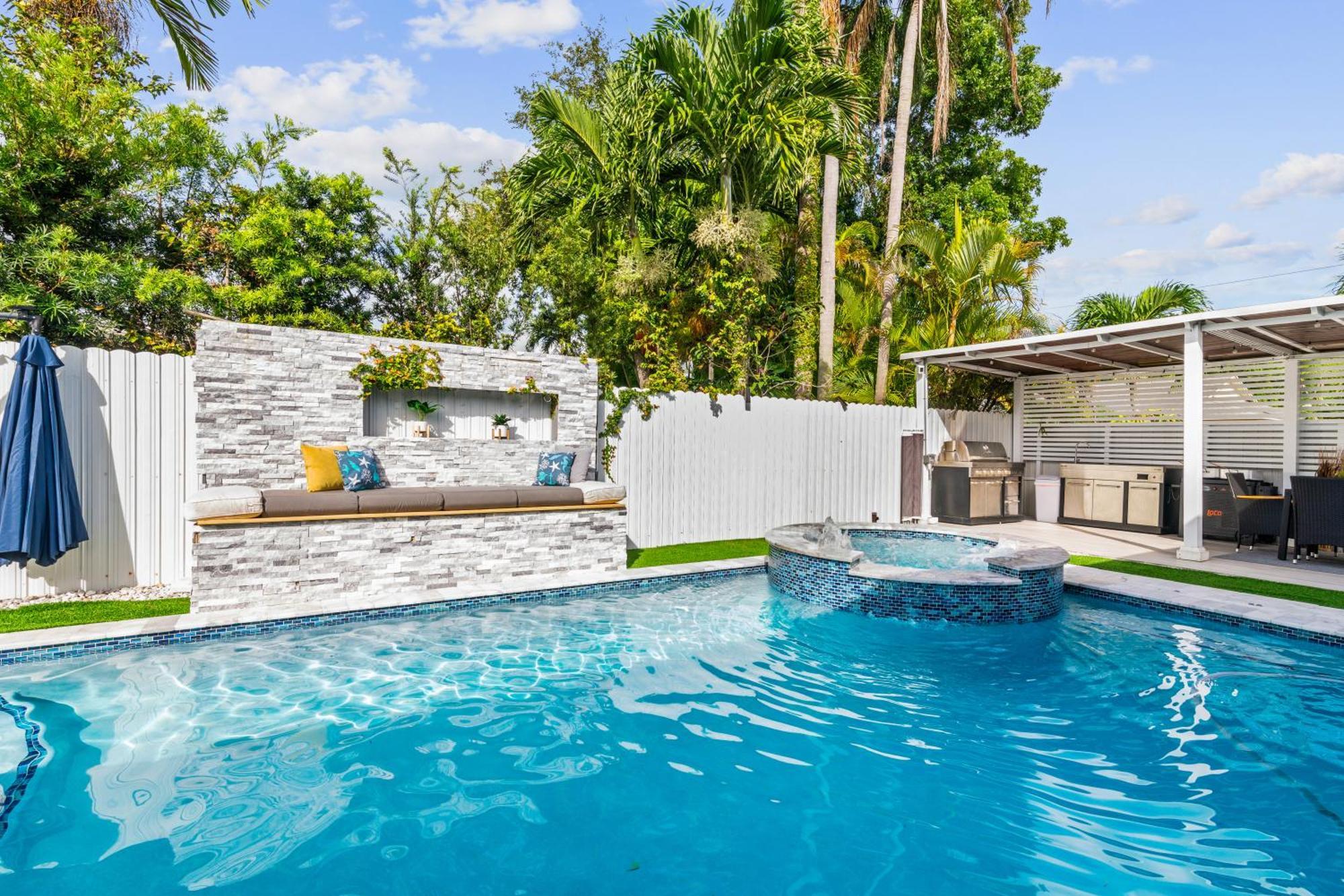 Vila Miami Luxury House W Heated Pool & Jacuzzi Exteriér fotografie