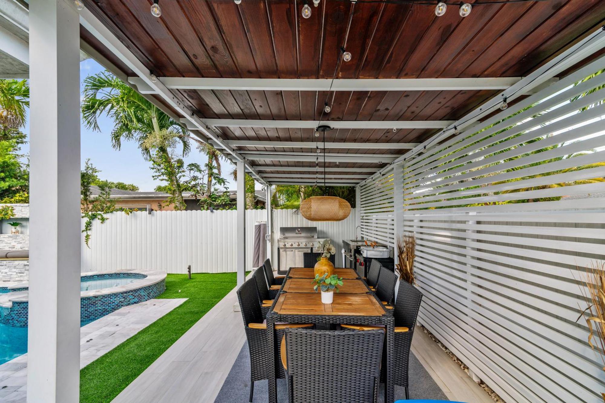 Vila Miami Luxury House W Heated Pool & Jacuzzi Exteriér fotografie