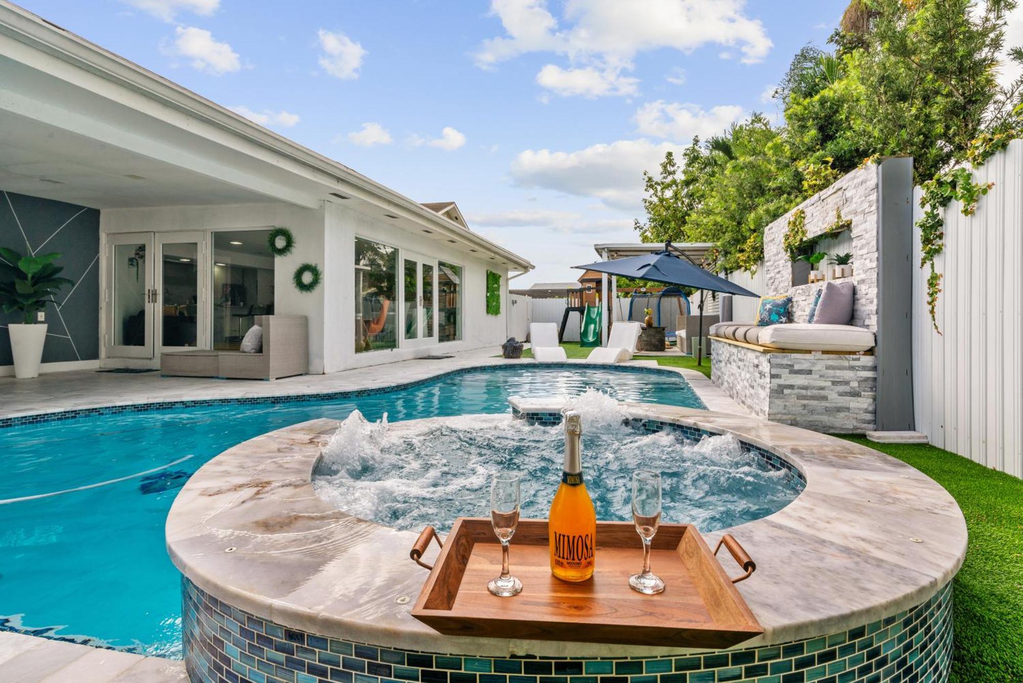 Vila Miami Luxury House W Heated Pool & Jacuzzi Exteriér fotografie
