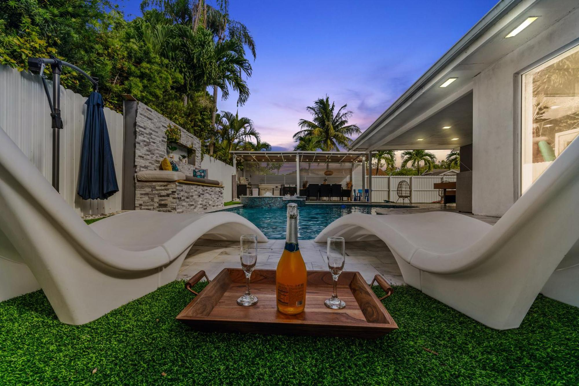 Vila Miami Luxury House W Heated Pool & Jacuzzi Exteriér fotografie