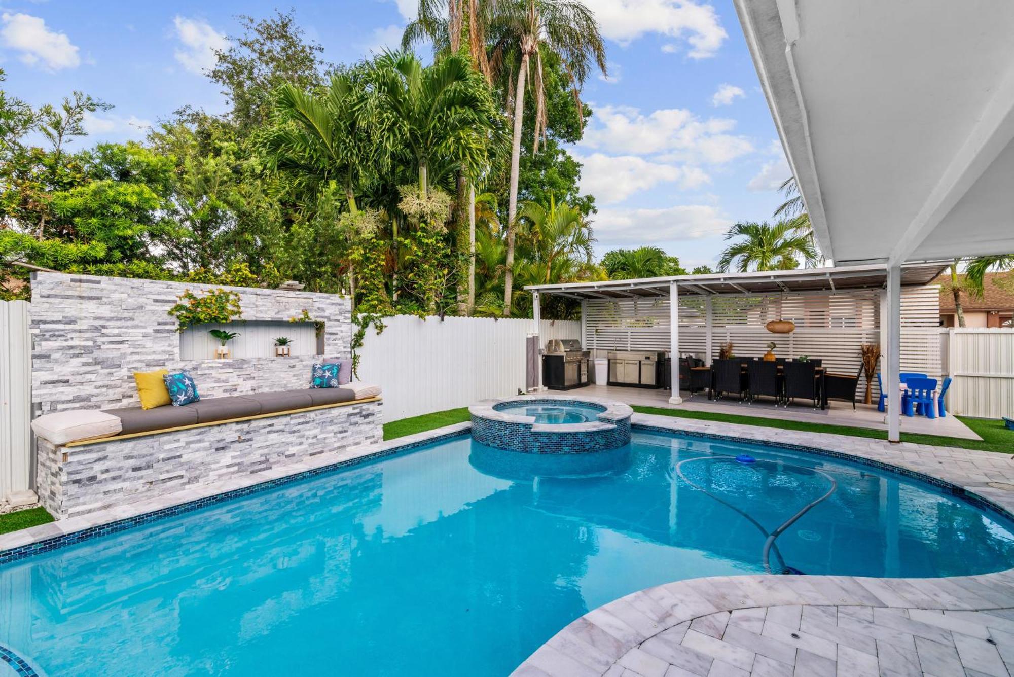 Vila Miami Luxury House W Heated Pool & Jacuzzi Exteriér fotografie
